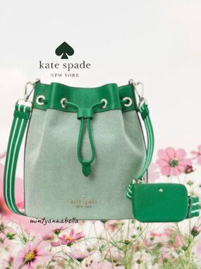 Kate Spade Rosie Bucket Bag in Green Bean